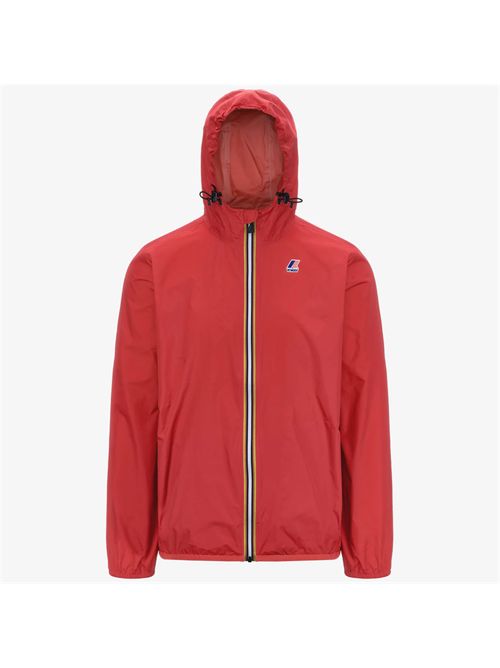 Giacca uomo in tessuto nylon colore rosso K-WAY | LE VRAI 4.0 K2123ZWQ03